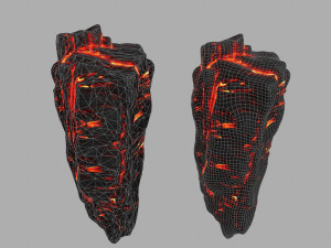 lava rocks 3D Model