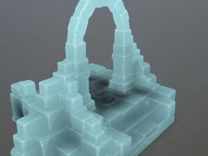 puerta de hielo Modelo 3D
