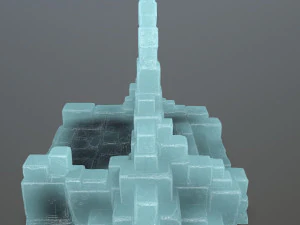 puerta de hielo Modelo 3D