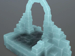 puerta de hielo Modelo 3D
