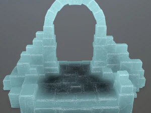 puerta de hielo Modelo 3D