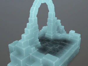 puerta de hielo Modelo 3D