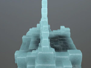 puerta de hielo Modelo 3D