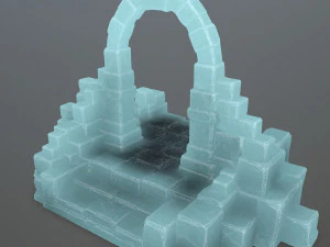 puerta de hielo Modelo 3D