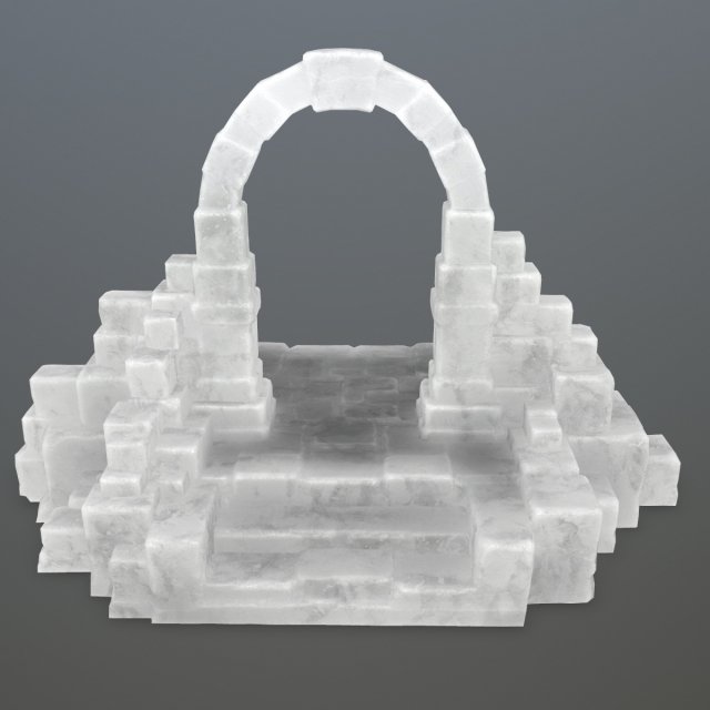 ice gate 3D मॉडल .c4d .max .obj .3ds .fbx .stl .blend 