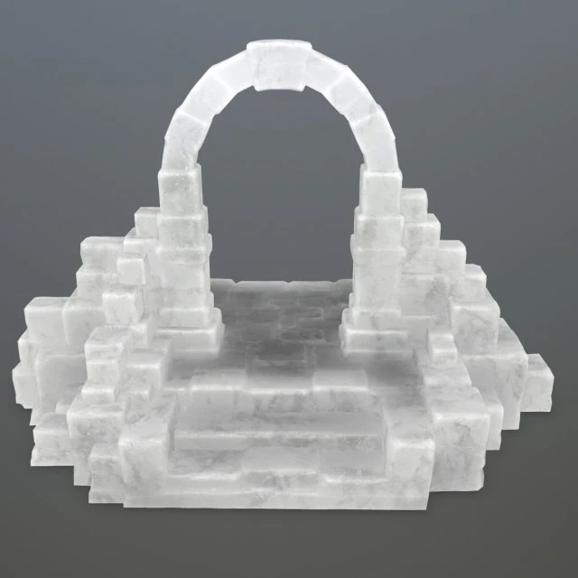 ice gate 3D Model .c4d .max .obj .3ds .fbx .stl .blend 