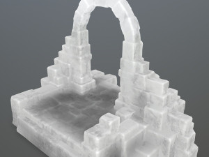 ice gate 3D मॉडल