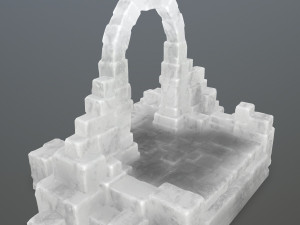 ice gate 3D मॉडल