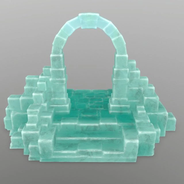 ice gate 3D Model .c4d .max .obj .3ds .fbx .stl .blend 