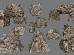 desert rock 3D Модель