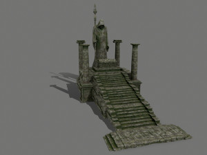 ruin set 3D Модель