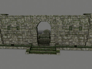 ruin set 3D Модель