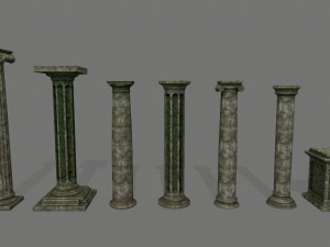 ruin set 3D Модель
