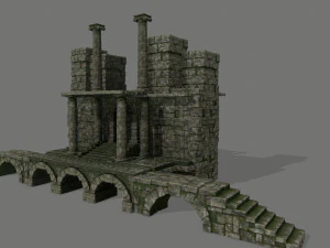 ruin set 3D Model