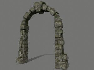 ruin set 3D Модель