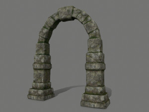 ruin set 3D Модель