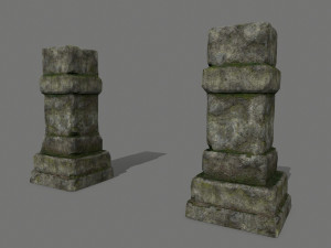 ruin set 3D Модель