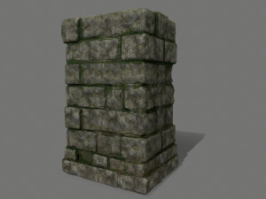 ruin set 3D Модель