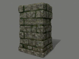 ruin set 3D Model