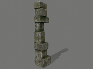 ruin set 3D Модель