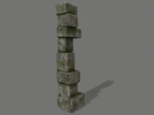 ruin set 3D Model