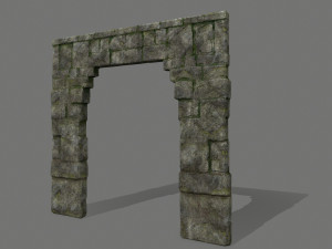 ruin set 3D Модель