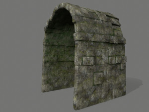 ruin set 3D Модель