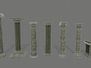 ruin set 3D Модель