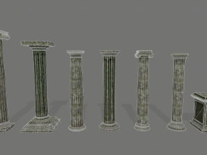 ruin set 3D Model