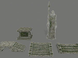 ruin set 3D Model