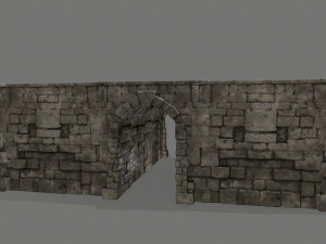 old ruins Modèle 3D