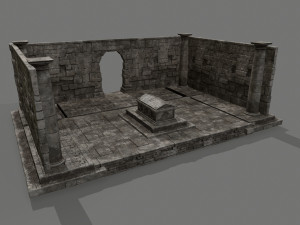 old ruins Modèle 3D