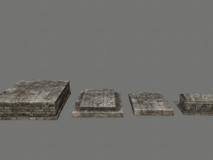 old ruins Modèle 3D