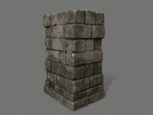 old ruins Modèle 3D