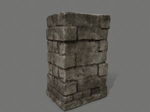 old ruins Modèle 3D