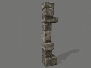 old ruins Modèle 3D