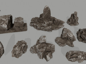 old rocks 3Dモデル