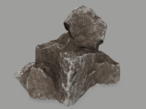 old rocks 3D मॉडल