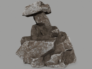 old rocks 3D मॉडल