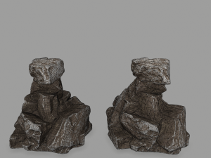 old rocks 3D मॉडल