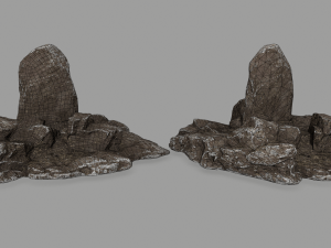 old rocks 3D मॉडल