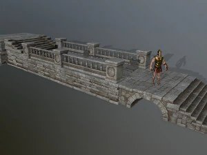 insieme di rovine Modello 3D