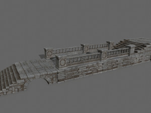 ruin set 3D-Modell