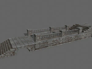 ruin set 3D Model