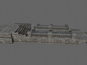 ruin set 3D-Modell