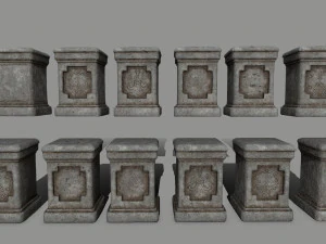 wall set 3D Model
