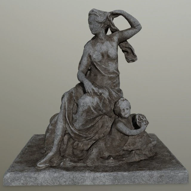 statue 3D Model .c4d .max .obj .3ds .fbx .stl .blend 