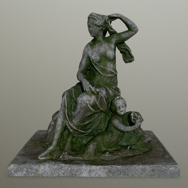 statue 3D 모델 .c4d .max .obj .3ds .fbx .stl .blend 