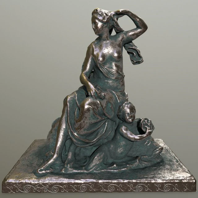 statue 3D Model .c4d .max .obj .3ds .fbx .stl .blend