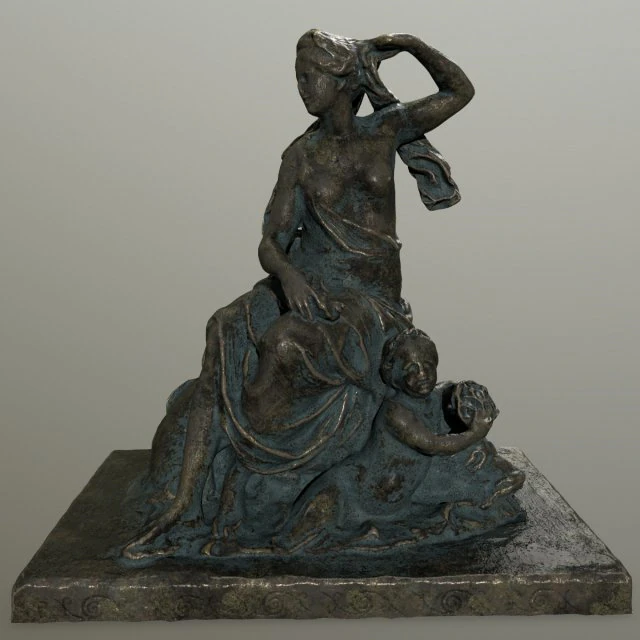 statue 3D Model .c4d .max .obj .3ds .fbx .stl .blend 